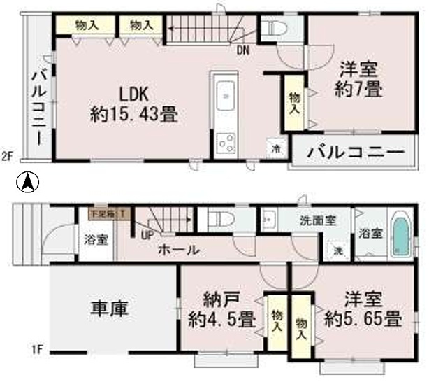 苦楽園口駅 徒歩15分 構造:木造土地面積:81.06平米 ( 24.52坪 ) 建物面積:94.06平米 ( 28.45坪 )