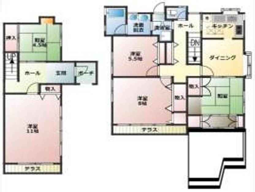 甲陽園駅 徒歩5分 構造:木造土地面積:277.81平米 ( 84.03坪 ) 建物面積:129.21平米 ( 39.08坪 )