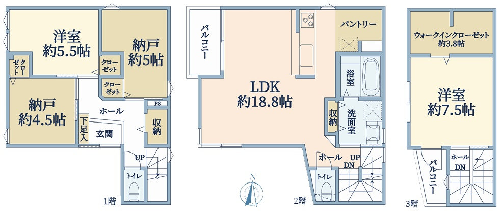 香櫨園駅 徒歩2分 構造:木造土地面積:81.88平米 ( 24.76坪 ) 建物面積:105.72平米 ( 31.98坪 )