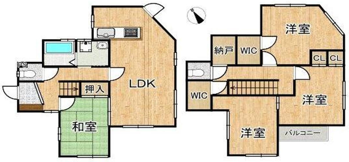 甲陽園駅 徒歩23分 バス13分構造:木造土地面積:138.46平米 ( 41.88坪 ) 建物面積:110.54平米 ( 33.43坪 )