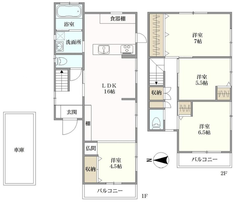 苦楽園口駅 徒歩13分 構造:木造土地面積:103平米 ( 31.15坪 ) 建物面積:80.27平米 ( 24.28坪 )