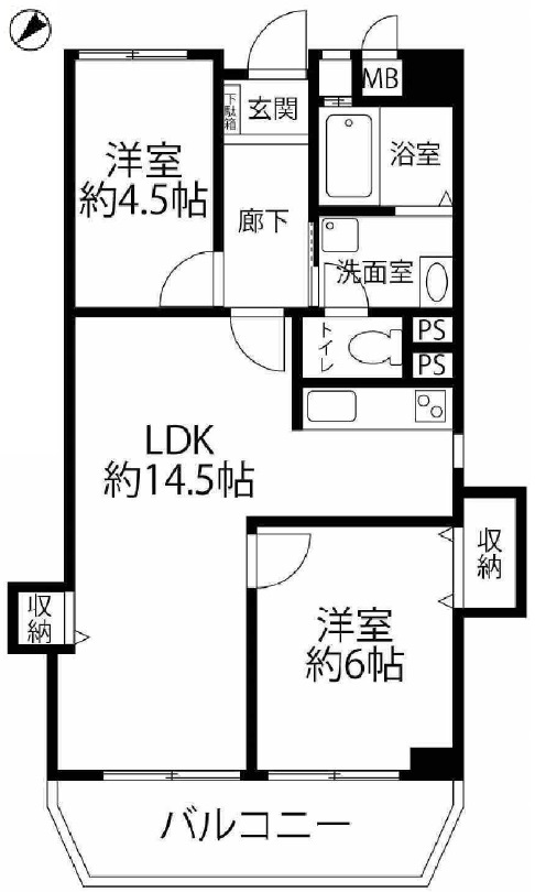 JR芦屋駅 徒歩3分 バス8分構造:鉄筋コンクリート造専有面積:58.2平米 ( 17.6坪 )