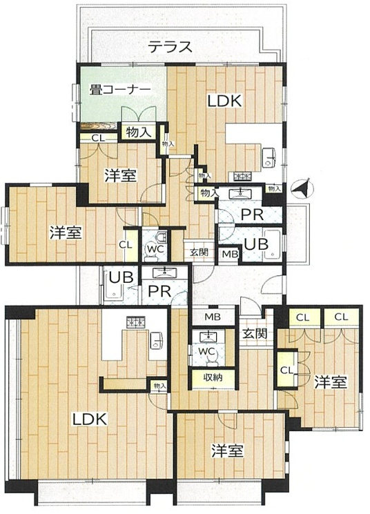 JR芦屋駅 徒歩8分 構造:鉄筋コンクリート造専有面積:183.14平米 ( 55.39坪 )