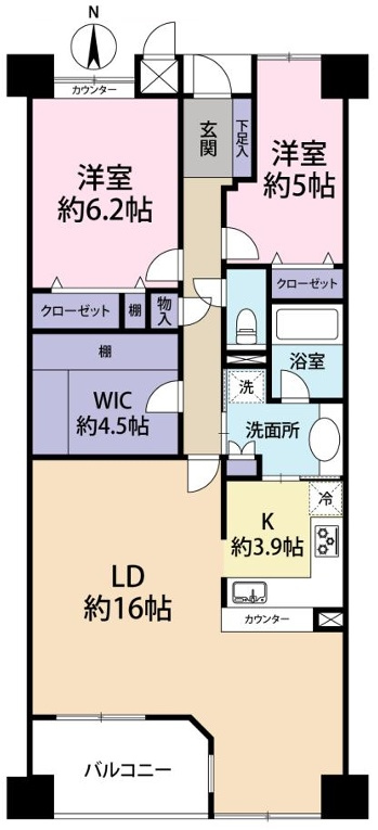 苦楽園口駅 徒歩14分 構造:鉄筋コンクリート造専有面積:78.16平米 ( 23.64坪 )