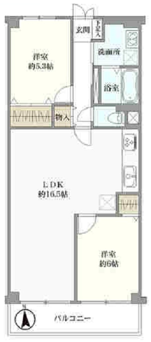 香櫨園駅 徒歩15分 構造:鉄骨鉄筋コンクリート造専有面積:61.6平米 ( 18.63坪 )