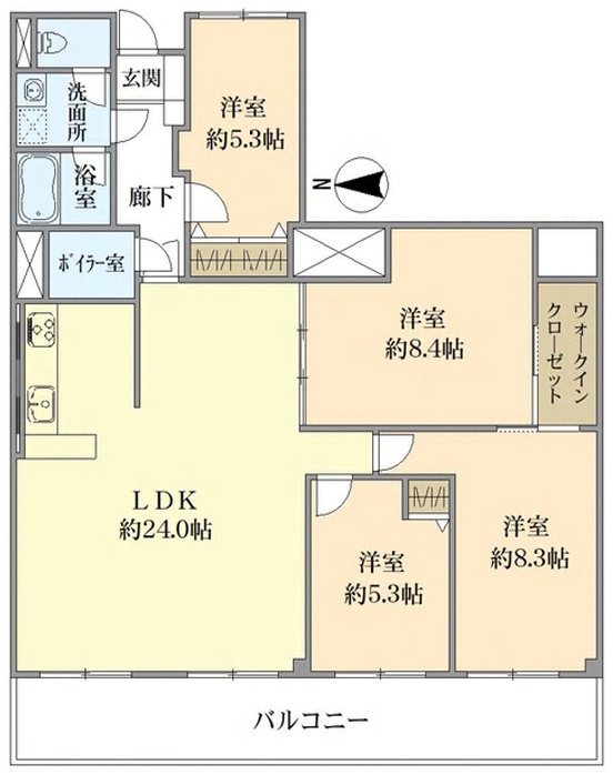 JR芦屋駅 徒歩7分 構造:鉄筋コンクリート造専有面積:112.22平米 ( 33.94坪 )