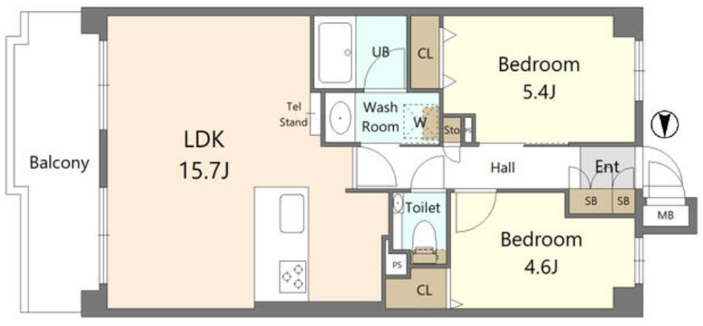 JR芦屋駅 徒歩7分 構造:鉄筋コンクリート造専有面積:56.5平米 ( 17.09坪 )