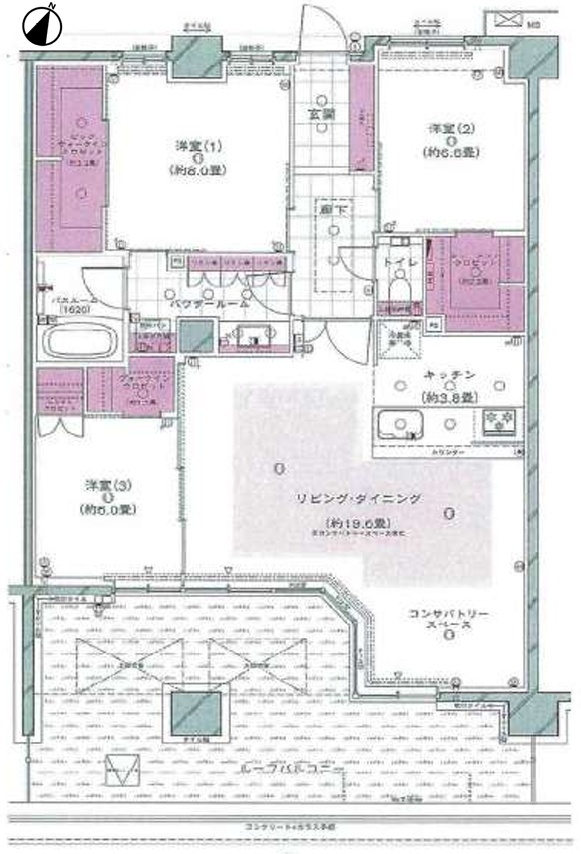 甲陽園駅 徒歩7分 構造:鉄筋コンクリート造専有面積:102.48平米 ( 31坪 )