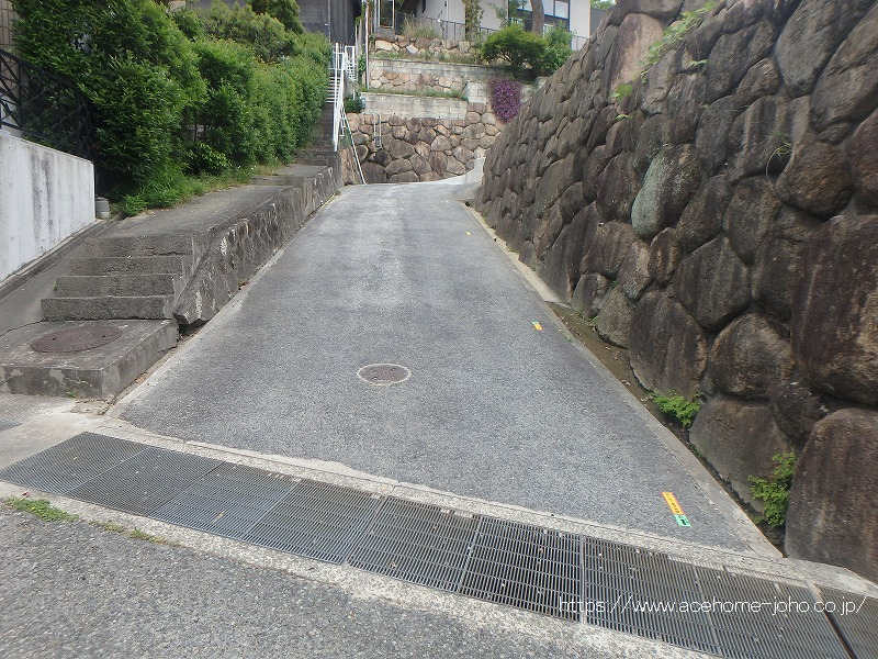 西側通路から北へ望む