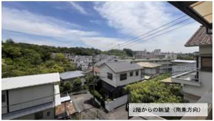２階から南東側の眺望