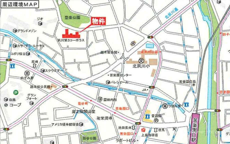 現地案内図
