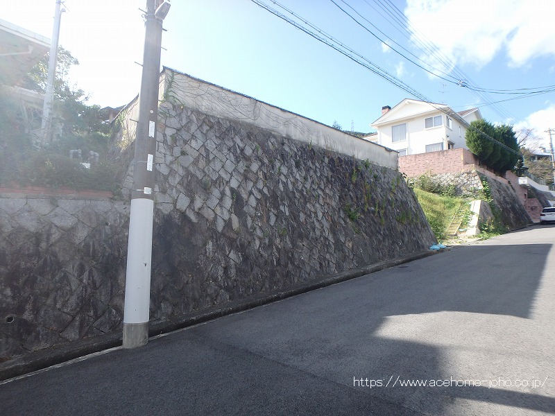 南東側より