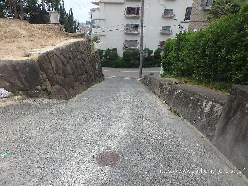 西側通路から南へ望む